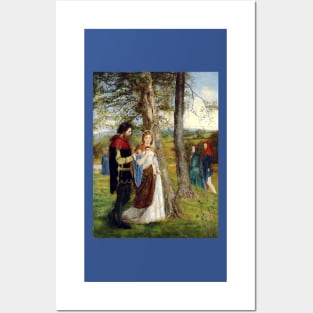 Sir Lancelot and Queen Guinevere - James Archer Posters and Art